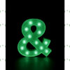 &  Lichtgevende letter/cijfer voorbeeld