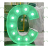 C  Lichtgevende letter/cijfer voorbeeld