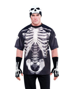 Adult skelet tshirt 
