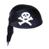 piratenbandana hard zwart