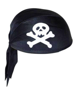 piratenbandana hard zwart